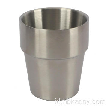 300ml Stainless Steel Double-Layer Anti Scring Cup